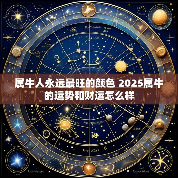 属牛人永远最旺的颜色 2025属牛的运势和财运怎么样