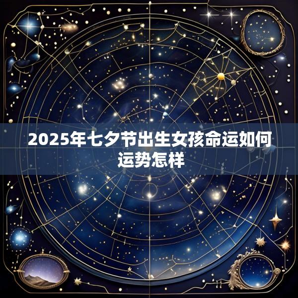 2025年七夕节出生女孩命运如何 运势怎样