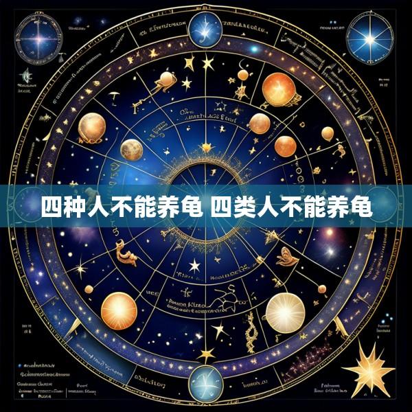 四种人不能养龟 四类人不能养龟
