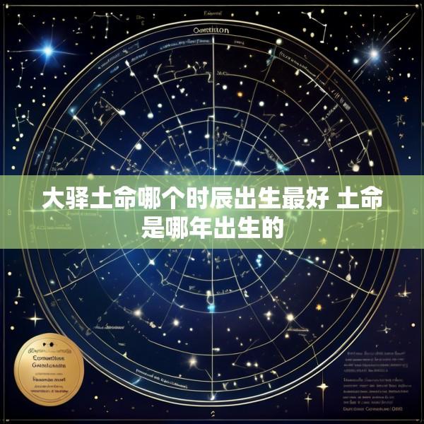 大驿土命哪个时辰出生最好 土命是哪年出生的