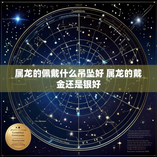 属龙的佩戴什么吊坠好 属龙的戴金还是银好