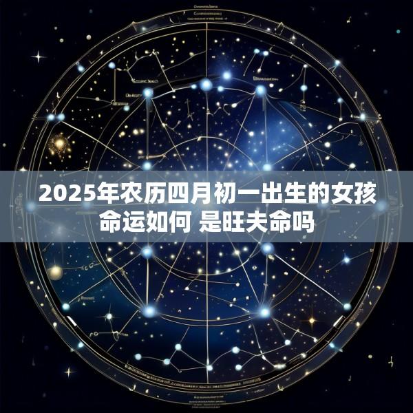 2025年农历四月初一出生的女孩命运如何 是旺夫命吗