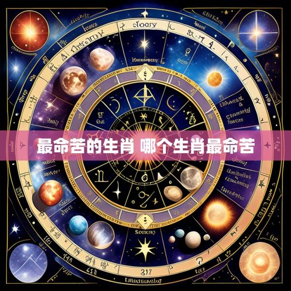最命苦的生肖 哪个生肖最命苦