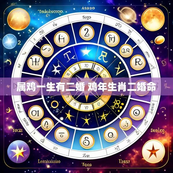 属鸡一生有二婚 鸡年生肖二婚命