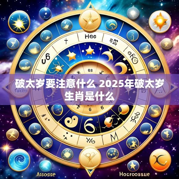 破太岁要注意什么 2025年破太岁生肖是什么