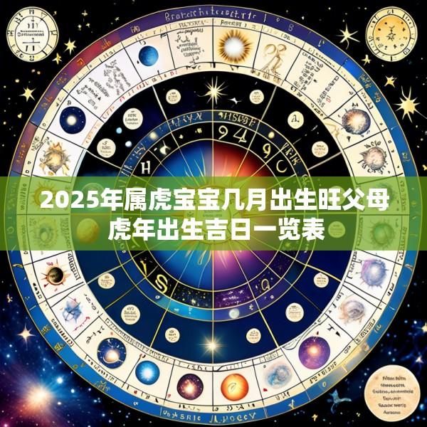 2025年属虎宝宝几月出生旺父母 虎年出生吉日一览表