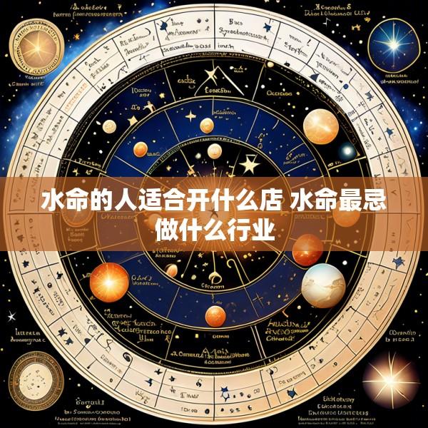 水命的人适合开什么店 水命最忌做什么行业