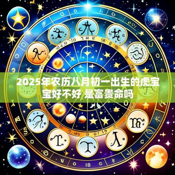 2025年农历八月初一出生的虎宝宝好不好 是富贵命吗