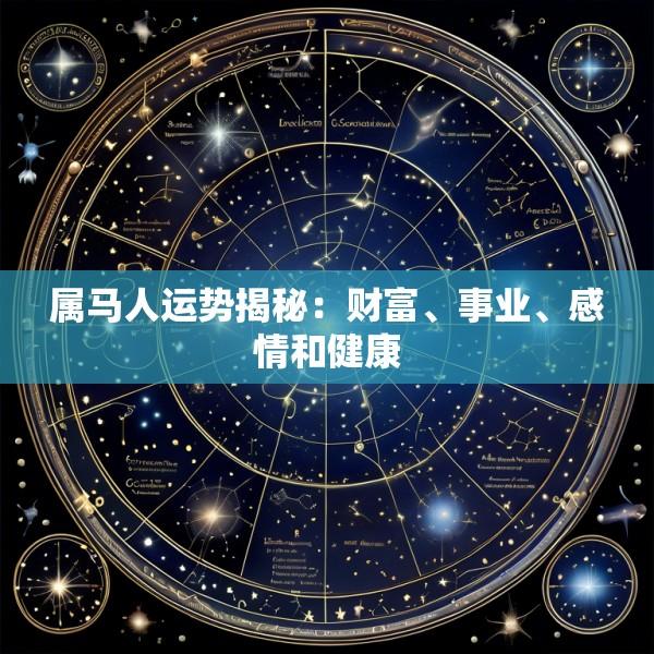 属马人运势揭秘：财富、事业、感情和健康