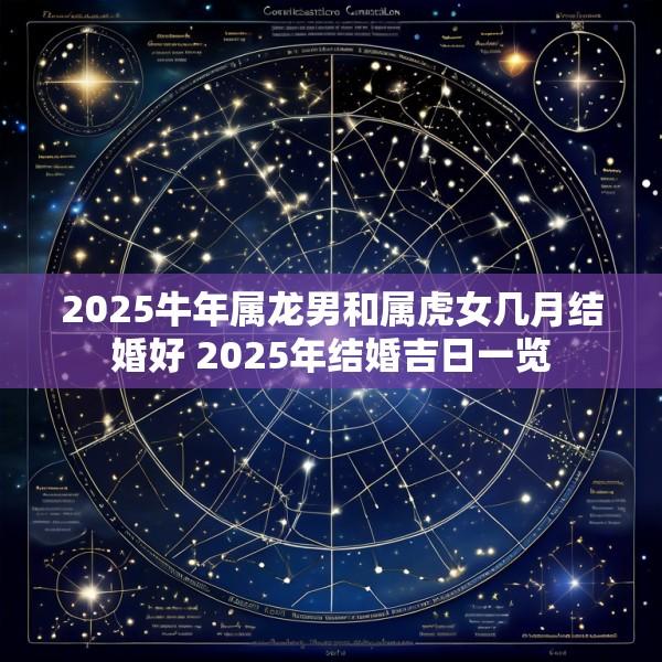 2025牛年属龙男和属虎女几月结婚好 2025年结婚吉日一览
