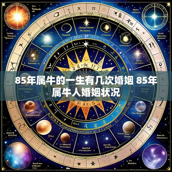 85年属牛的一生有几次婚姻 85年属牛人婚姻状况