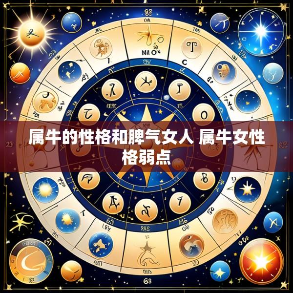 属牛的性格和脾气女人 属牛女性格弱点