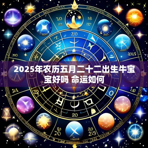 2025年农历五月二十二出生牛宝宝好吗 命运如何