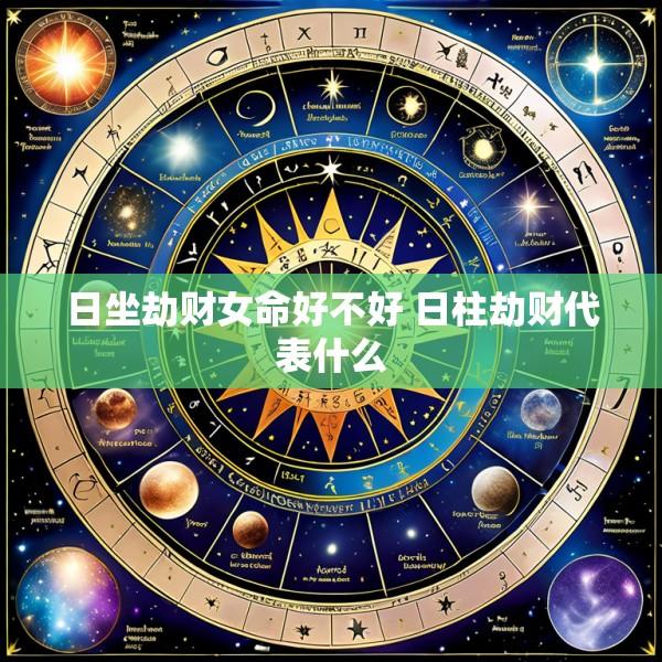 日坐劫财女命好不好 日柱劫财代表什么