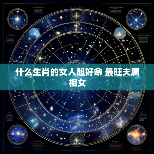 什么生肖的女人超好命 最旺夫属相女