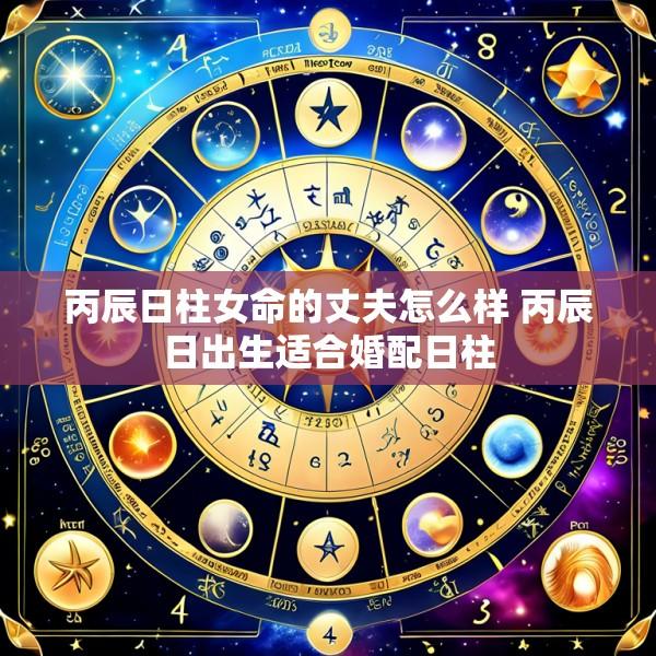 丙辰日柱女命的丈夫怎么样 丙辰日出生适合婚配日柱