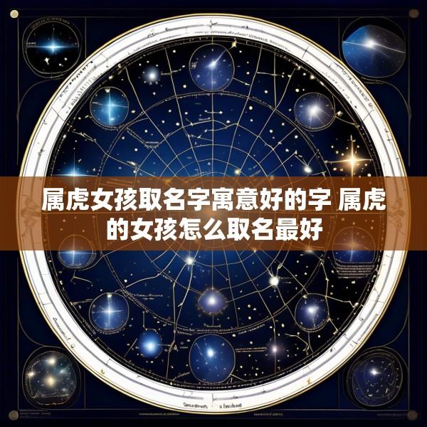 属虎女孩取名字寓意好的字 属虎的女孩怎么取名最好
