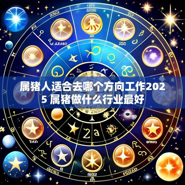 属猪人适合去哪个方向工作2025 属猪做什么行业最好