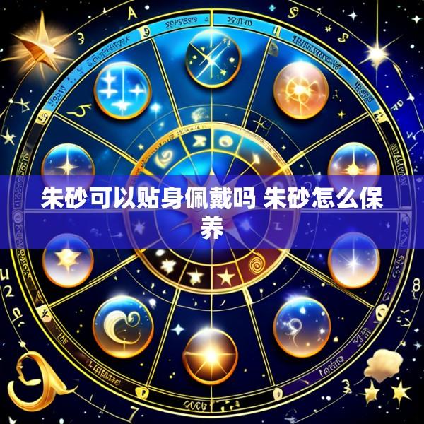朱砂可以贴身佩戴吗 朱砂怎么保养