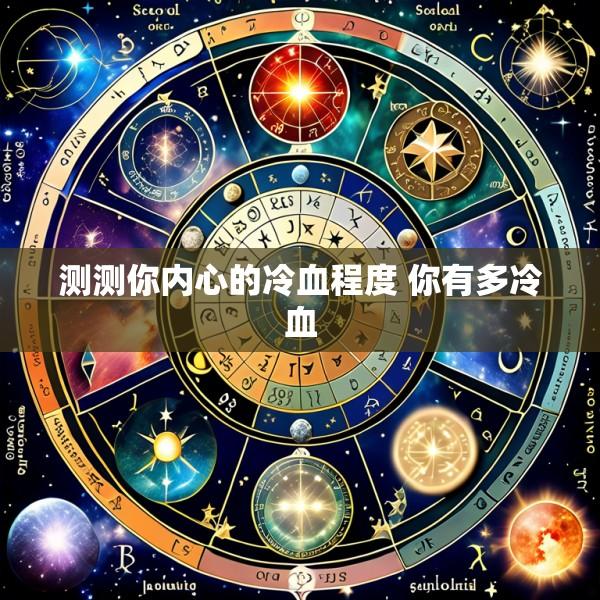 测测你内心的冷血程度 你有多冷血