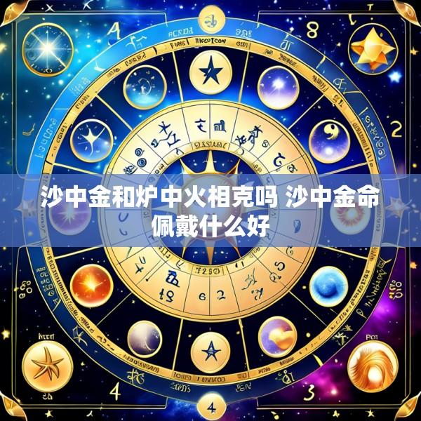 沙中金和炉中火相克吗 沙中金命佩戴什么好