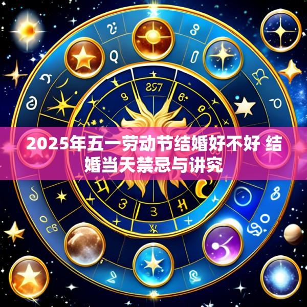 2025年五一劳动节结婚好不好 结婚当天禁忌与讲究