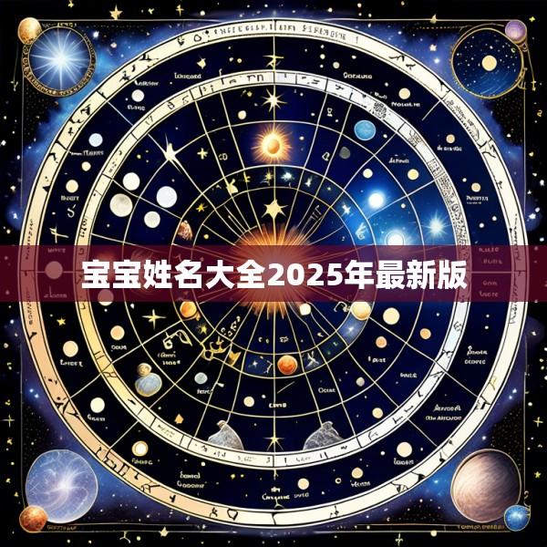 宝宝姓名大全2025年最新版