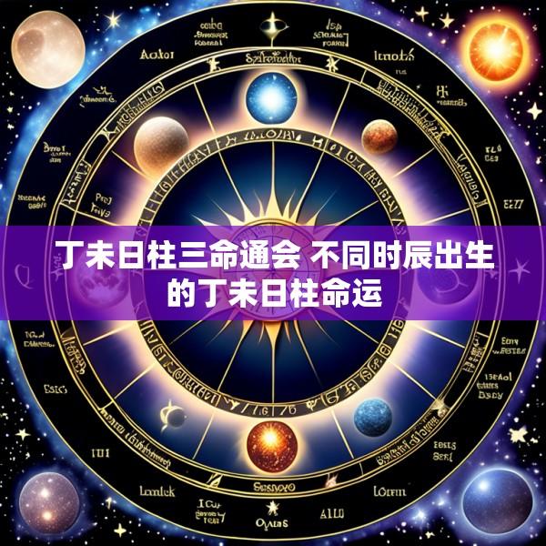 丁未日柱三命通会 不同时辰出生的丁未日柱命运
