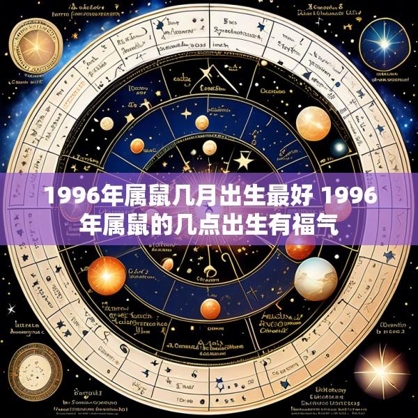 1996年属鼠几月出生最好 1996年属鼠的几点出生有福气