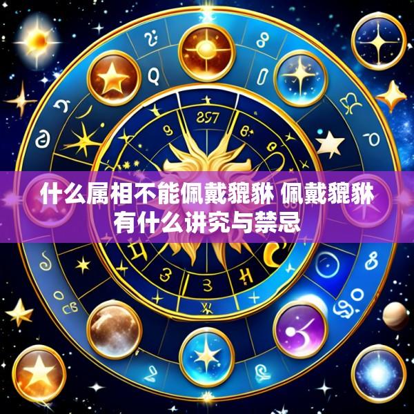 什么属相不能佩戴貔貅 佩戴貔貅有什么讲究与禁忌