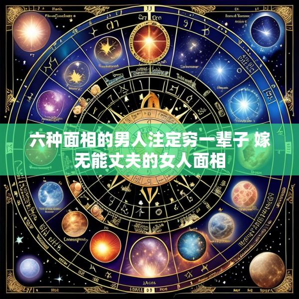 六种面相的男人注定穷一辈子 嫁无能丈夫的女人面相