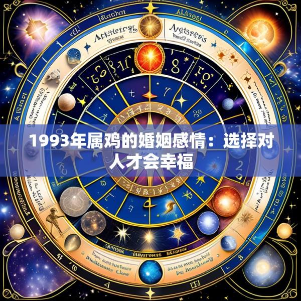 1993年属鸡的婚姻感情：选择对人才会幸福