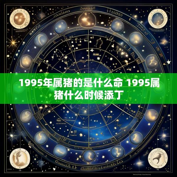1995年属猪的是什么命 1995属猪什么时候添丁