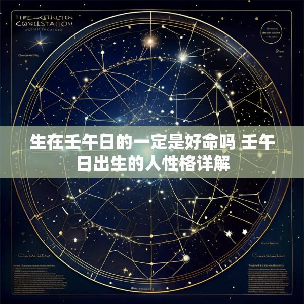 生在壬午日的一定是好命吗 壬午日出生的人性格详解