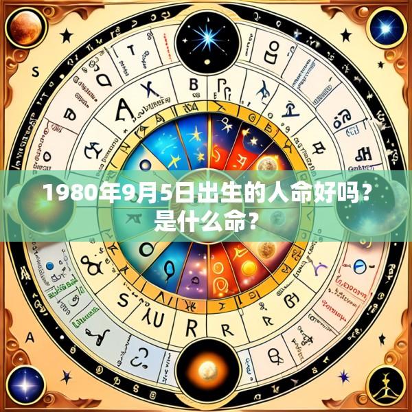 1980年9月5日出生的人命好吗？是什么命？