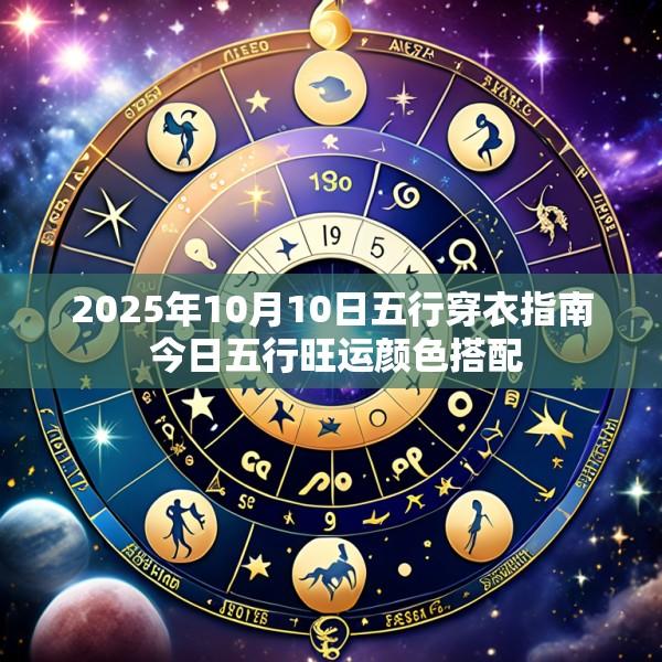2025年10月10日五行穿衣指南 今日五行旺运颜色搭配