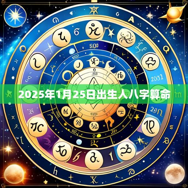 2025年1月25日出生人八字算命