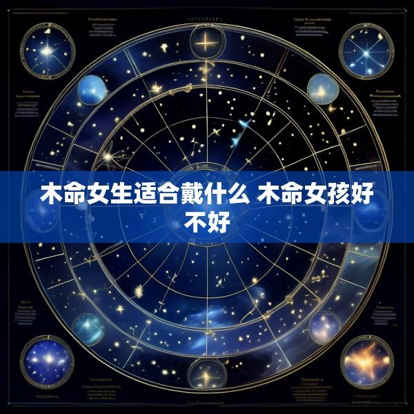 木命女生适合戴什么 木命女孩好不好