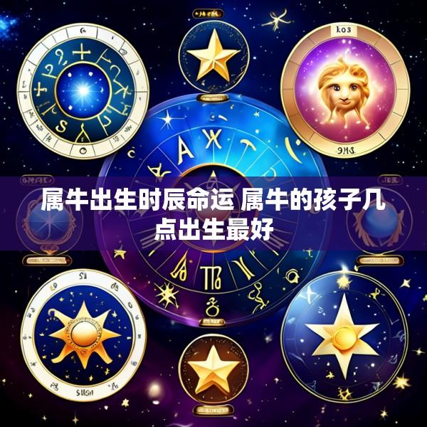 属牛出生时辰命运 属牛的孩子几点出生最好