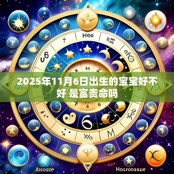 2025年11月6日出生的宝宝好不好 是富贵命吗
