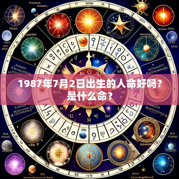 1987年7月2日出生的人命好吗？是什么命？