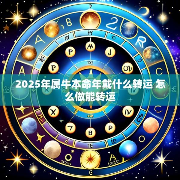 2025年属牛本命年戴什么转运 怎么做能转运