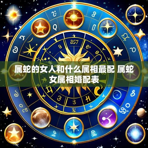 属蛇的女人和什么属相最配 属蛇女属相婚配表