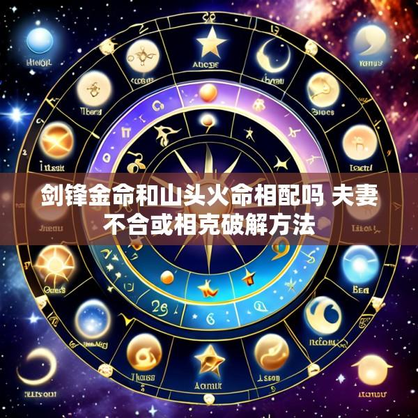剑锋金命和山头火命相配吗 夫妻不合或相克破解方法