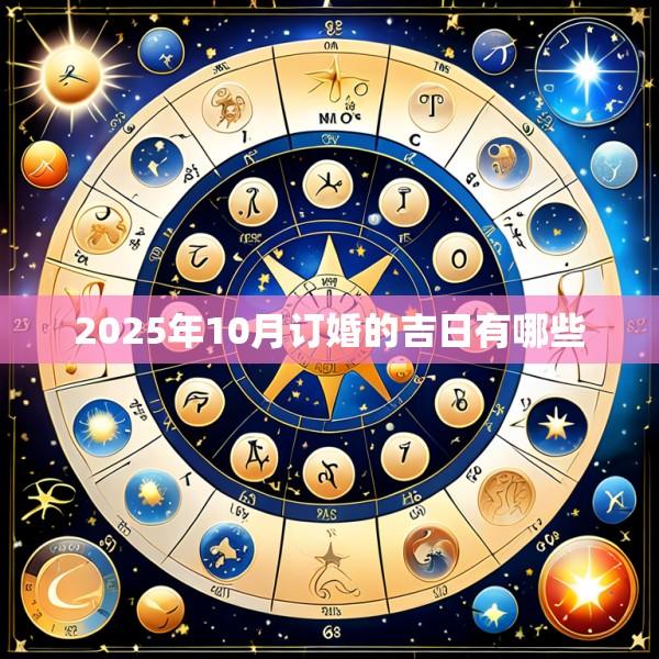 2025年10月订婚的吉日有哪些