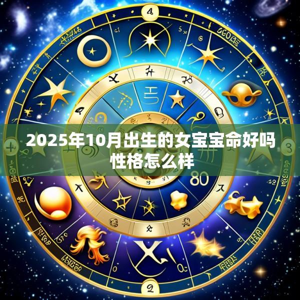 2025年10月出生的女宝宝命好吗 性格怎么样