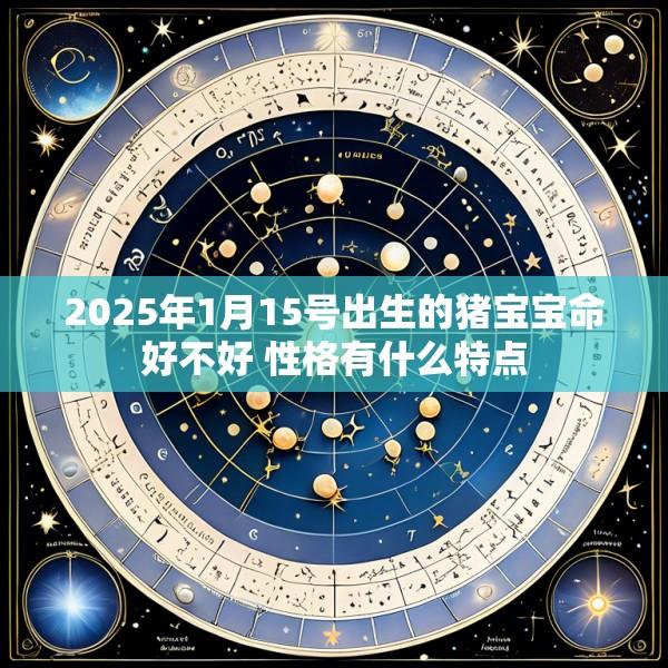 2025年1月15号出生的猪宝宝命好不好 性格有什么特点