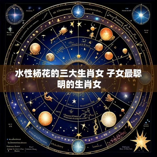 水性杨花的三大生肖女 子女最聪明的生肖女