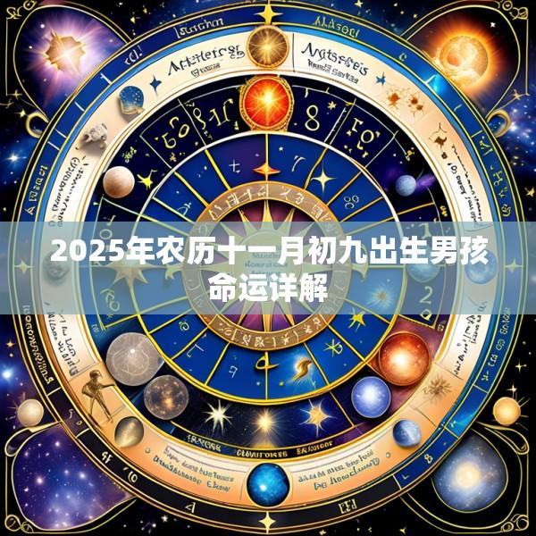 2025年农历十一月初九出生男孩命运详解