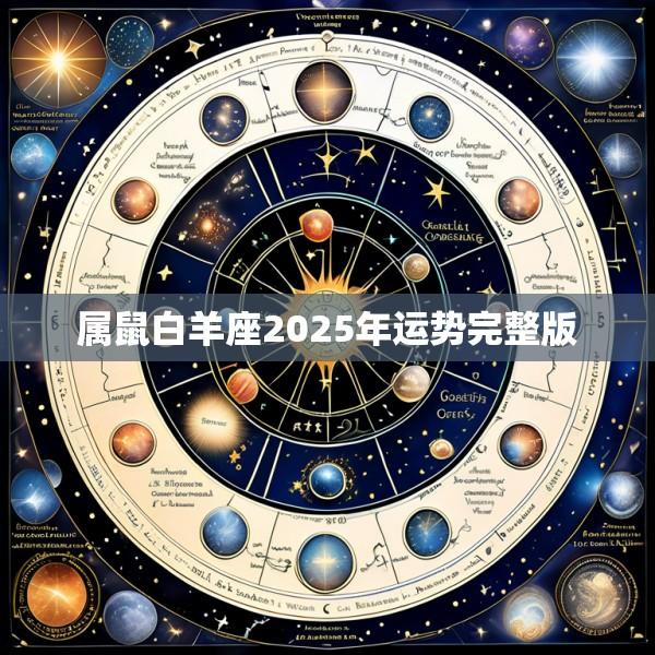 属鼠白羊座2025年运势完整版